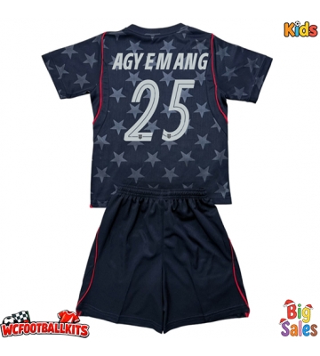 United States Patrick Agyemang #25 Replica Away Stadium Kit for Kids World Cup 2026 Short Sleeve (+ pants)